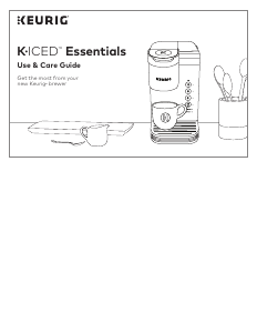 Manual Keurig K-Iced Essentials Coffee Machine