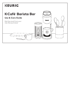 Handleiding Keurig K-Café Barista Bar Koffiezetapparaat