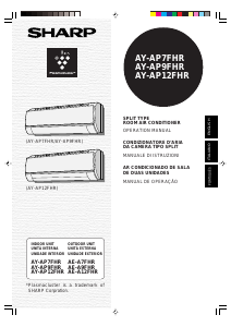 Manual Sharp AE-A12FHR Air Conditioner