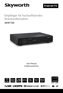 Bedienungsanleitung Skyworth SKW-T20 Digital-receiver