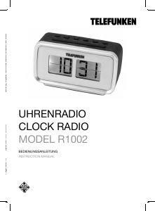 Handleiding Telefunken R1002 Wekkerradio