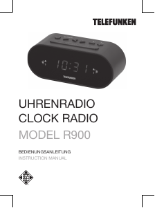 Handleiding Telefunken R900 Wekkerradio