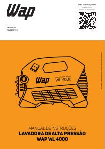 Manual WAP WL 4000 Máquina de limpeza a alta pressão