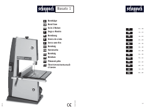 Mode d’emploi Scheppach Basato 1 Scie à ruban