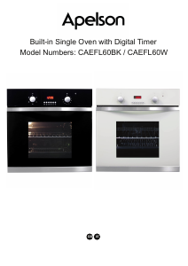 Manual Apelson CAEFL60W Oven
