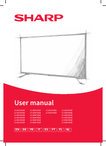 Manual Sharp LC-49UI7252E Televisor LED