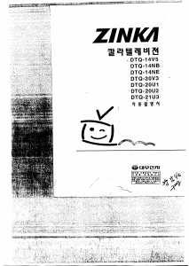 사용 설명서 진카 DTQ-20V3 텔레비전