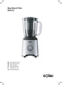 Manual Solac BV5731 Blender