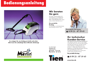 Bedienungsanleitung Merlin 2 Dampfreiniger