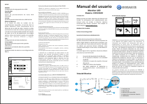 Manual de uso Coradir 22WHE Monitor de LED