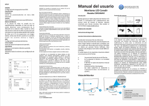 Manual de uso Coradir 24WHE Monitor de LED
