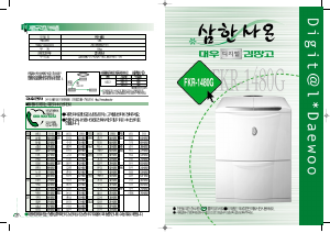 사용 설명서 대우 HLK-140C 김치냉장고
