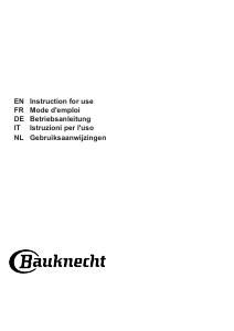 Mode d’emploi Bauknecht BHVS 91F LT DP K Hotte aspirante