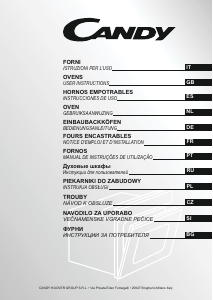 Manual de uso Candy FPE 602A/6N Horno