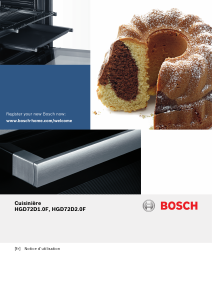 Mode d’emploi Bosch HGD72D120F Cuisinière