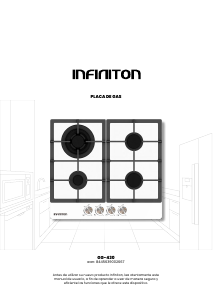 Manual de uso Infiniton GG-430 Placa