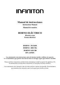 Manual de uso Infiniton HN-A45MN Horno