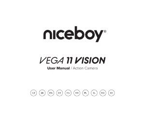 Návod Niceboy VEGA 11 Vision Akčná kamera