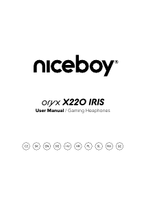 Bruksanvisning Niceboy ORYX X220 Iris Hörlurar