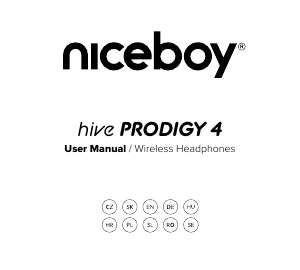 Használati útmutató Niceboy HIVE Prodigy 4 Fejhallgató