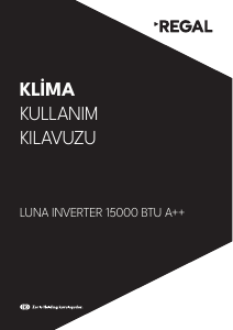 Kullanım kılavuzu Regal LUNA INVERTER 15000 BTU A++ Klima