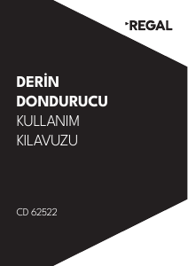 Kullanım kılavuzu Regal CD 62522 Dondurucu