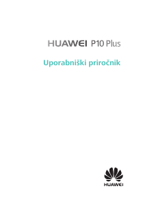 Priročnik Huawei P10 Plus Mobilni telefon