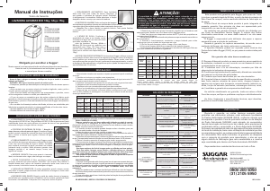 Manual Suggar LE1201PT Máquina de lavar roupa