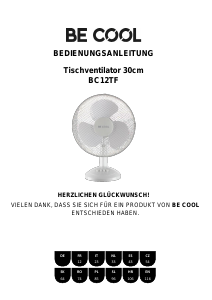 Handleiding Be Cool BC12TF Ventilator