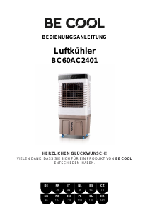 Mode d’emploi Be Cool BC60AC2401 Ventilateur
