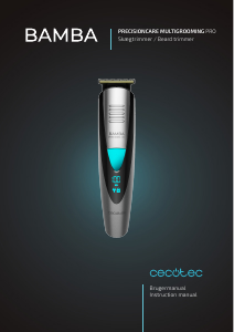 Handleiding Cecotec Bamba PrecisionCare MultiGrooming Pro Baardtrimmer