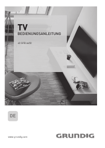 Bedienungsanleitung Grundig 40 GFB 6650 LED fernseher