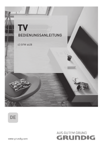 Bedienungsanleitung Grundig 43 GFW 6628 LED fernseher