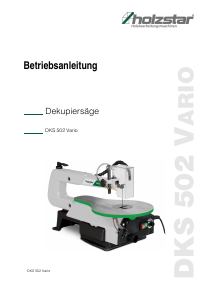 Bedienungsanleitung Holzstar DKS 502 Vario Dekupiersäge