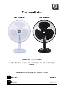 Manual SHE SHE30TI2002 Fan