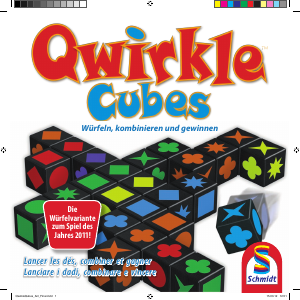 Bedienungsanleitung Schmidt Qwirkle Cubes Board Game