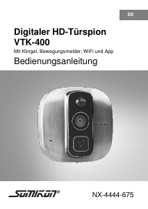 Bedienungsanleitung Somikon NX-4444-675 VTK-400 Türsprechanlage