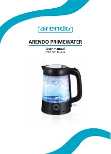 Manuale Arendo 301211 Primewater Bollitore