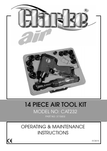 Manual Clarke CAT 232 Impact Wrench