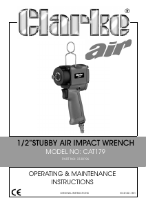 Manual Clarke CAT 179 Impact Wrench