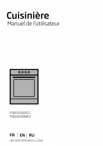 Mode d’emploi BEKO FSE 63110 DWCS Cuisinière