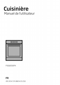 Mode d’emploi BEKO FSG 62010 FX Cuisinière