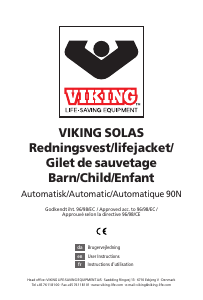 Brugsanvisning Viking Solas 90N Redningsvest