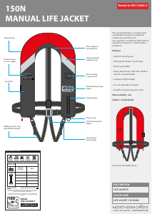 Handleiding Northern Diver 150N Reddingsvest