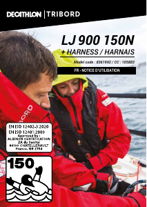 Mode d’emploi Decathlon LJ900 150N Gilet de sauvetage