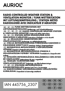 Mode d’emploi Auriol IAN 445756 Station météo