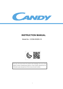 Manual Candy CCDNI-550DS-19 Fridge-Freezer