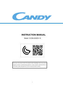 Manual Candy CCDNI-630DS-19 Fridge-Freezer