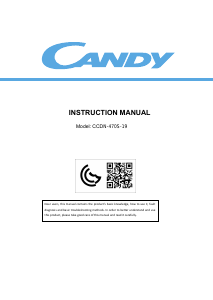 Manual Candy CCDN-470S-19 Fridge-Freezer