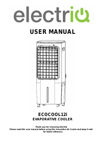 Manual ElectriQ EcoCool12i Fan